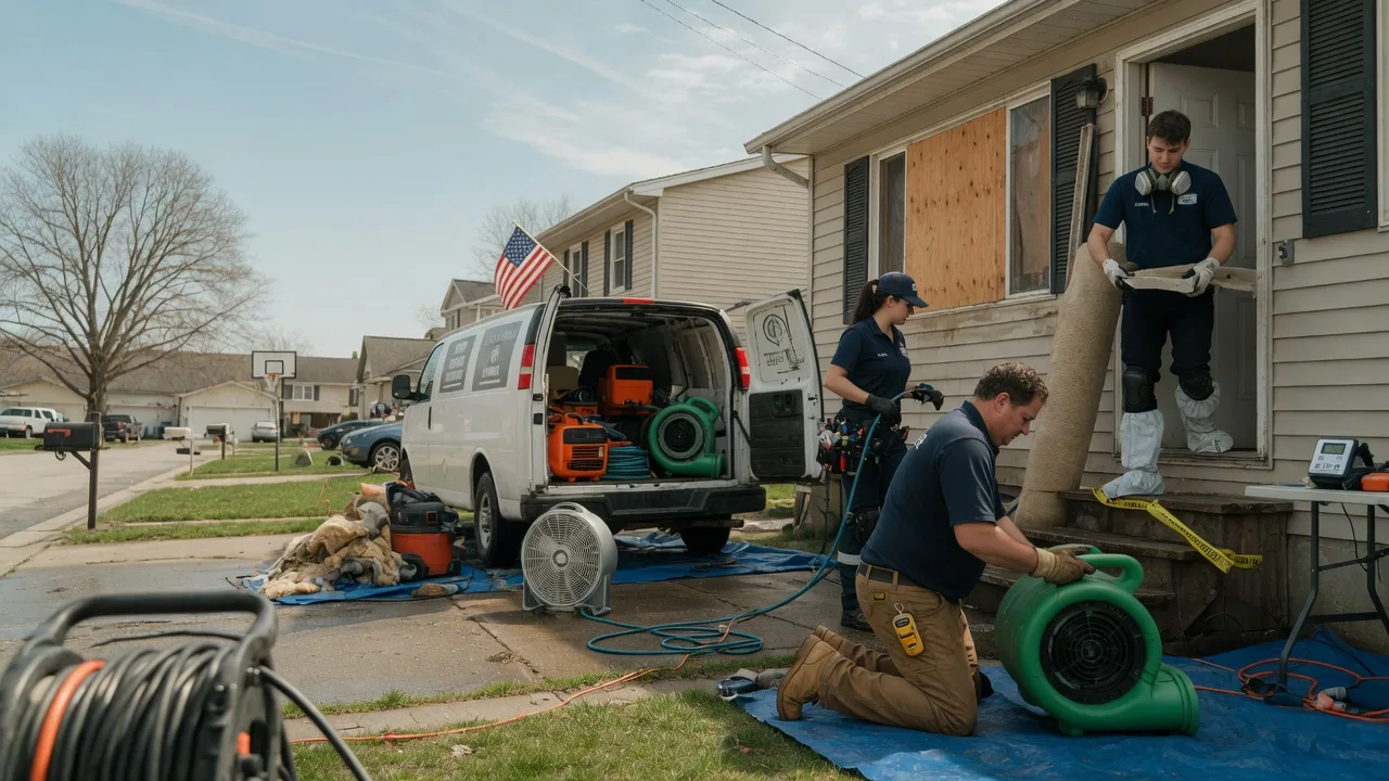 Water Damage Restoration in Garrison, ND near me